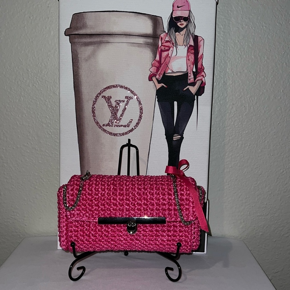 HAND CRAFTED Crochet Clutch Purse